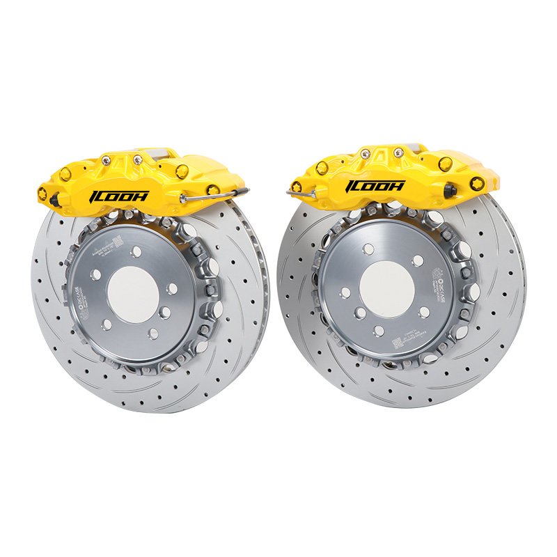 High Performance Big Brake Caliper Drilled Slot Brake Disc Rotors 355mm 362mm D61