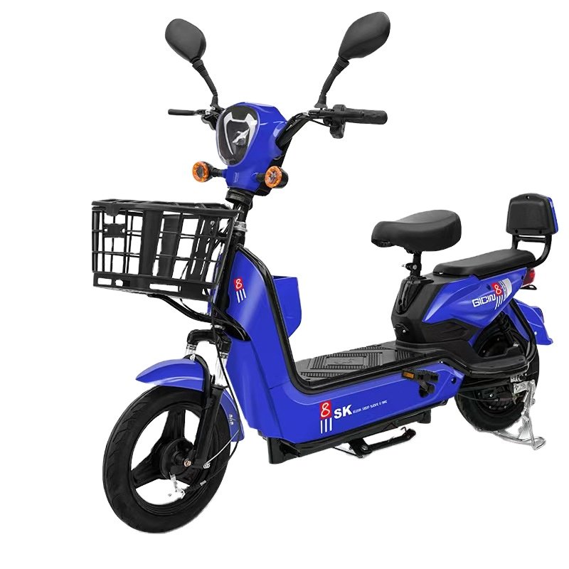 48V 350W Motor Power 60km Range Carbon Steel Frame Drum Brake Leisure Bicycle Sensor Technology Smart Convenient City Commute