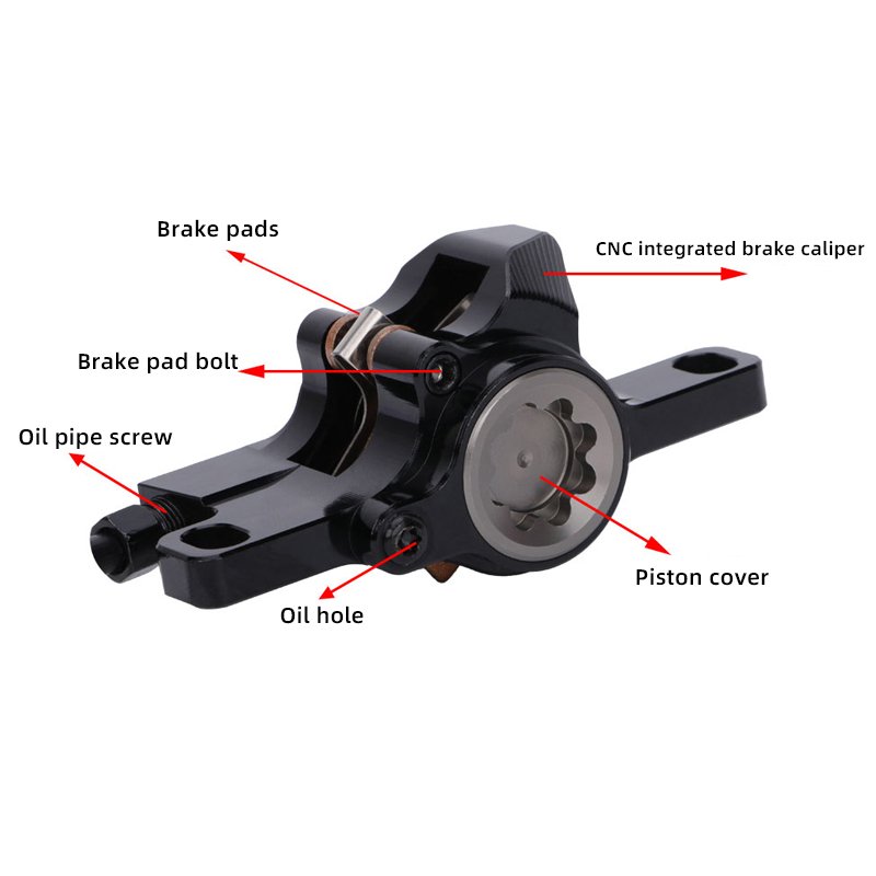 IIIPRO 2 Piston MTB Hydraulic Brake Oil Pressure 800/1550mm E2 Caliper for Mountain Bike