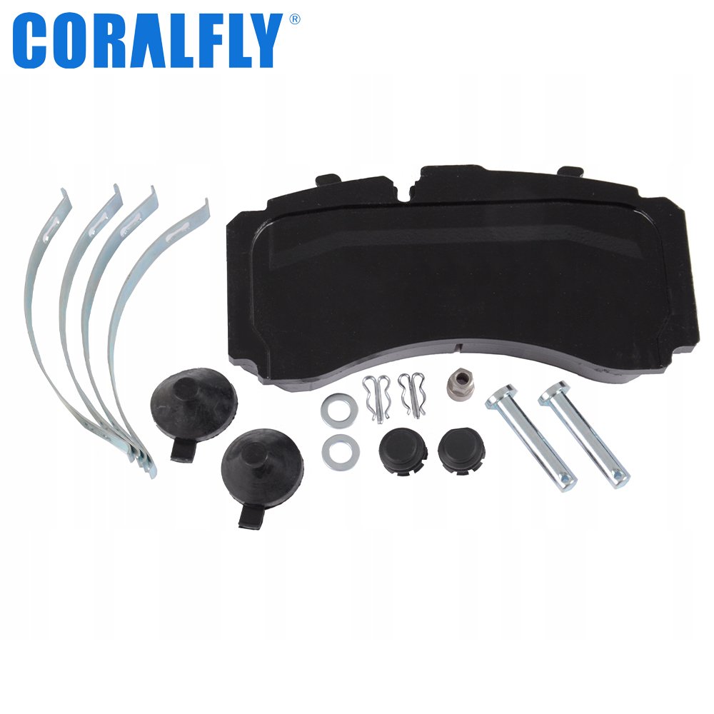Coralfly Spare Break Discs Manufacture Truck Brake Pads Wva 29318 Custom Cheap Wholesale Price Heavy Truck Brake Pad