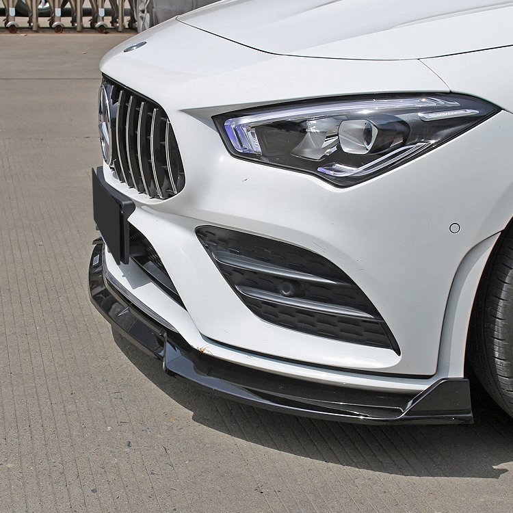 Mercedes Cla Front Lip Kit Changed to A45 AMG Shovel Lower Body Burst