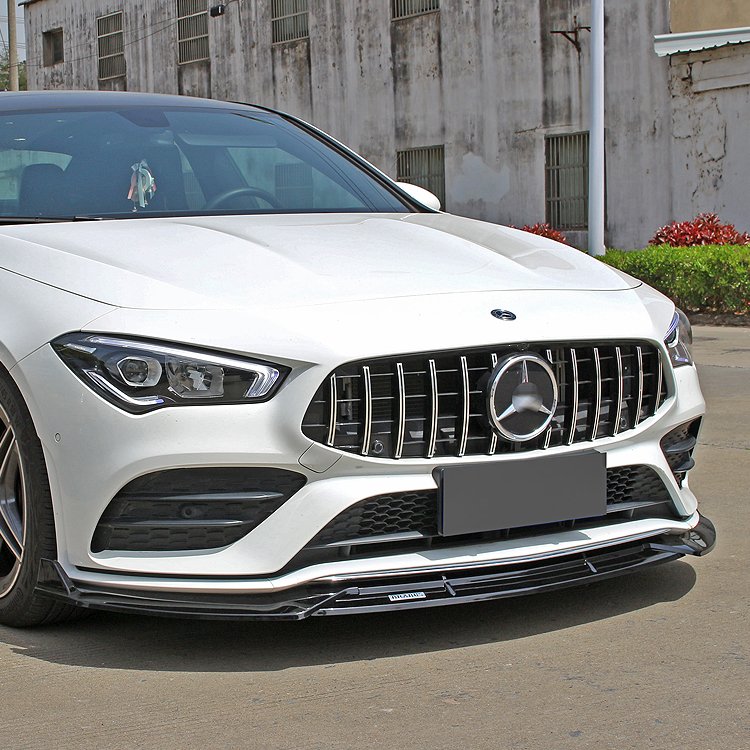 Mercedes Cla Front Lip Kit Changed to A45 AMG Shovel Lower Body Burst