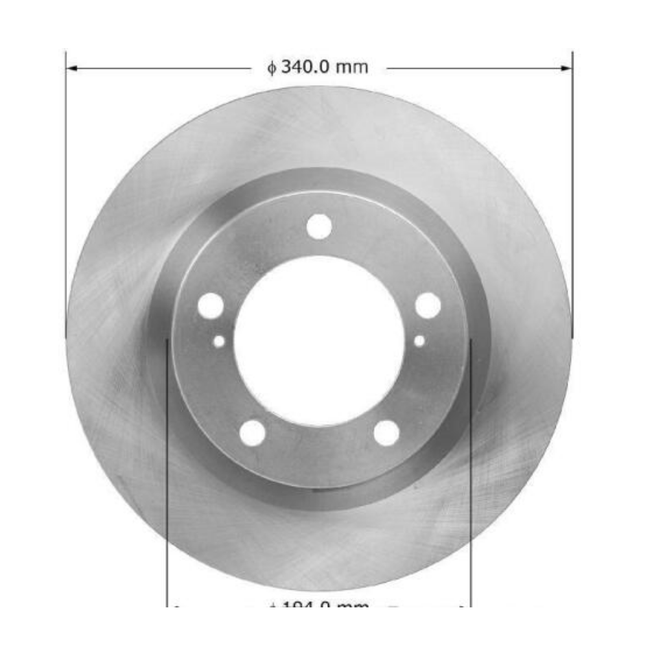 Car Parts Front Wheel Brake Disc Rotor 43512-60180 92204603 for Toyota LAND CRUISER 200 4.5 08-15 Lexus LX 570 (URJ201) 2007-