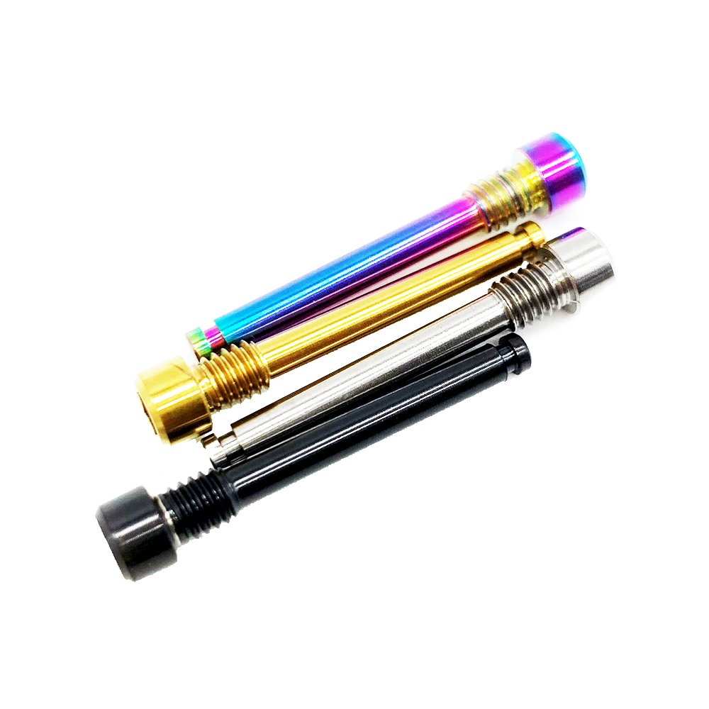 2 Pcs/lot AI CYCLING M4 Titanium Bicycle Disc Brake Pads Thread Pins for Hydraulic Caliper Bolts Plug
