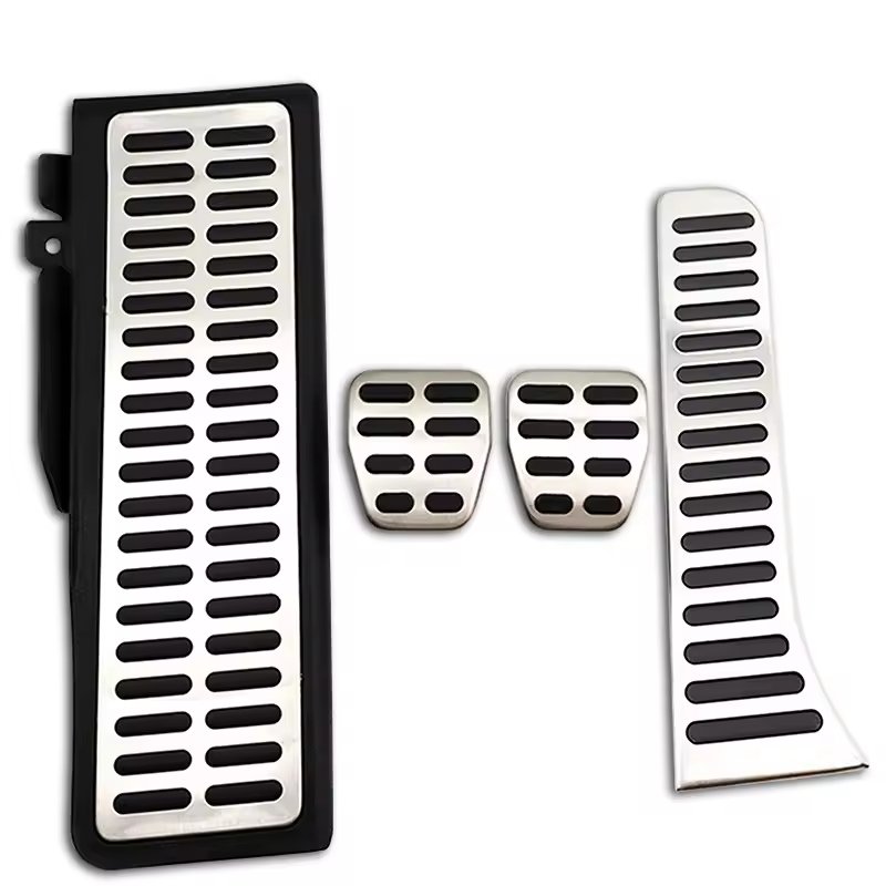 QSF Brake Fuel Accelerator Pedal Cover Kit Car Accessories for Volkswagen Sagitar Golf 5 6 Scirocco
