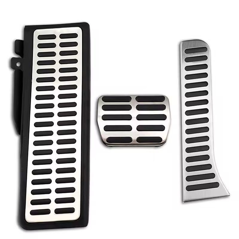 QSF Brake Fuel Accelerator Pedal Cover Kit Car Accessories for Volkswagen Sagitar Golf 5 6 Scirocco