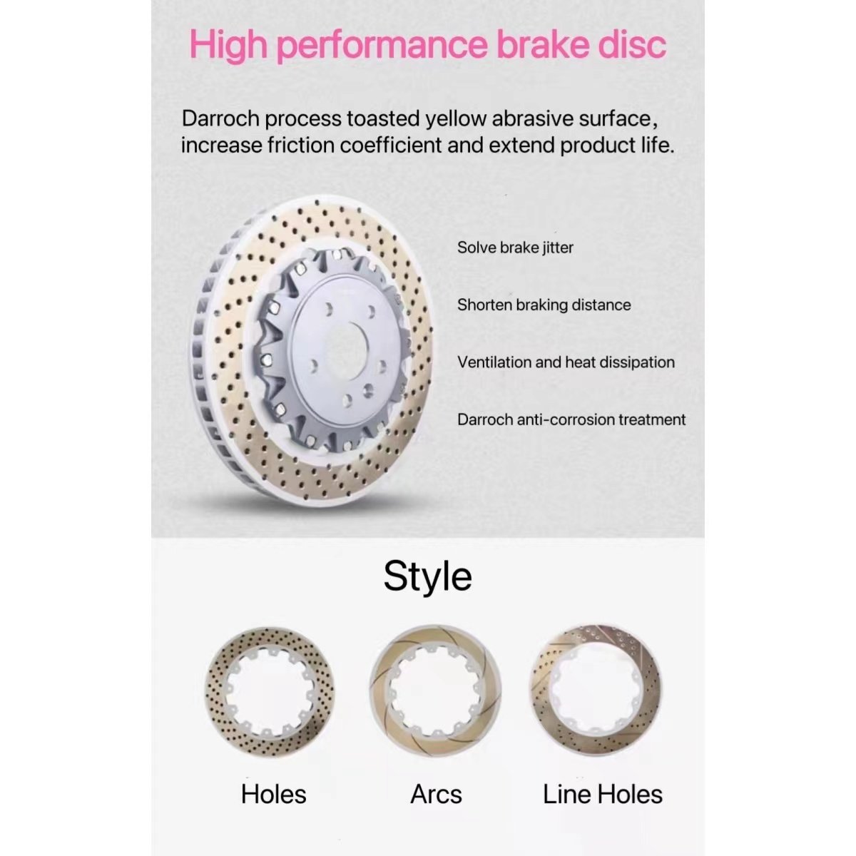 Automotive Parts Brake Systems Brake Caliper Kit 8520 Front Wheels for BMW F11 and VW Mk5 gti Brake Caliper