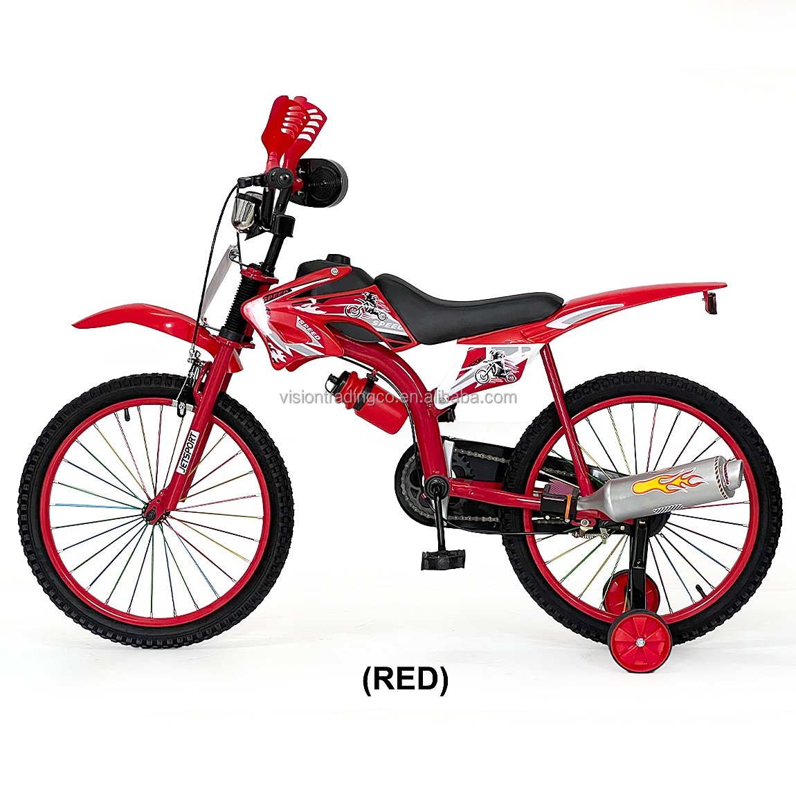 Factory Hot Sale 12' 14' 16" 18" 20" Inch Children Bike Moto Style Motorcycle Bicycle for Kids
