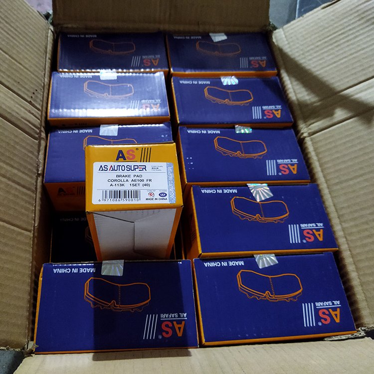 Auto Parts Brake System Brake Pad OEM A-113K for Corollaa AE100 FR Model for African and South American Markets