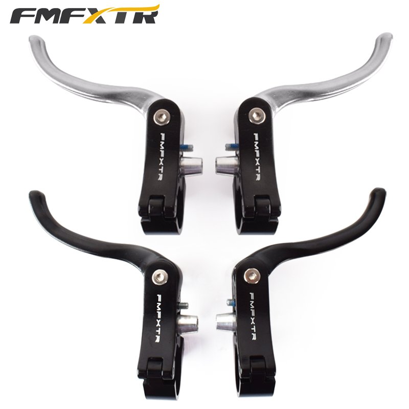 A Pair Bicycle Brake Levers for Road Bike Fixed Gear Deputy Vice Brake Road Bike Parts Handles Caliper Brake Road Cyclist CN;GUA
