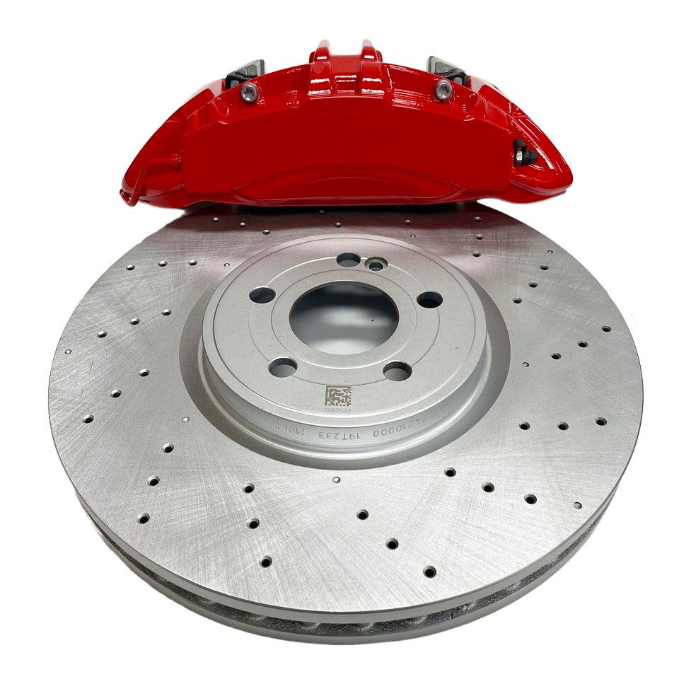 Wholesale Modified Beake Caliper Upgrade for 6 Piston 360mm Disc Big Brake Caliper Kit for Mercedes-Benz A45 AMG