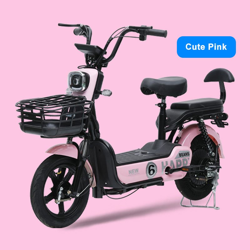 Wholesale Electric Bicycle 2 Seat Portable Scooter Quality 350W Adult Electric Cheap City Bike