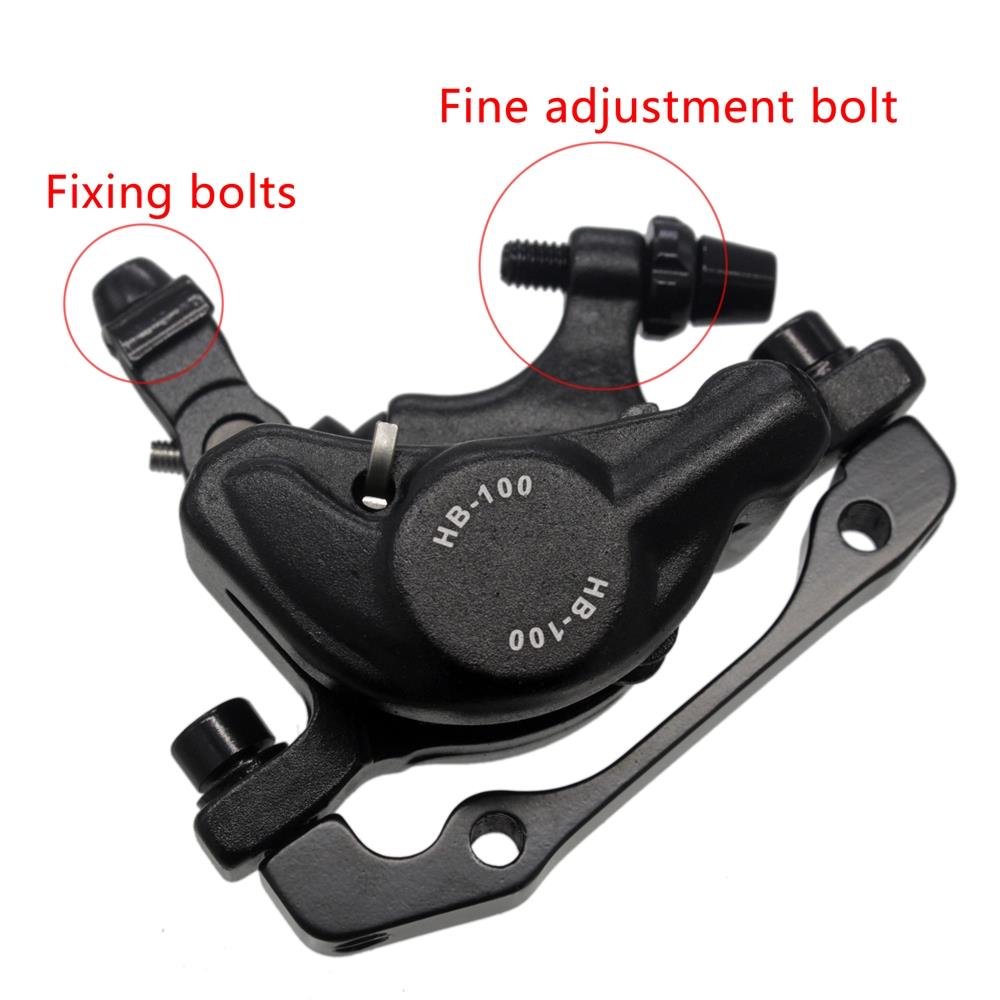 New Image ZOOM XTECH HB100 MTB Line Pulling Hydraulic Disc Brake Calipers Rotors 120/140 for M365 Electric Scooter