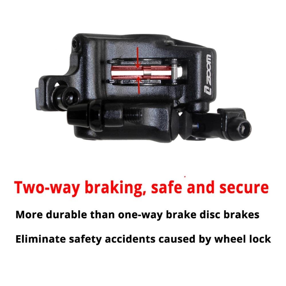New Image ZOOM XTECH HB100 MTB Line Pulling Hydraulic Disc Brake Calipers Rotors 120/140 for M365 Electric Scooter