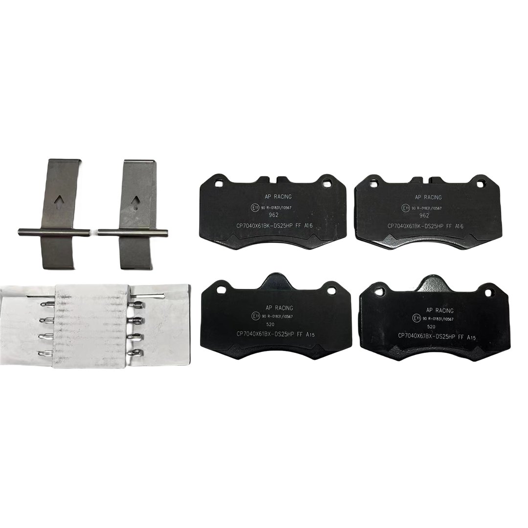 Front Alxe Iron Brake Pads,Clips for AP RACING,For Brembo,Brake Pad Kit for Mclaren 540C,570S,570GT,GT,2015-,13CA041CP
