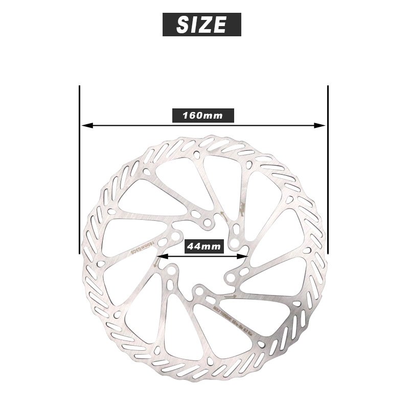 RIDERACE Bike Rotor Disc Brake Durable High Precision Stainless Steel 6 Bolts G3 Brake Pads MTB Road Bicycle Parts Accessories