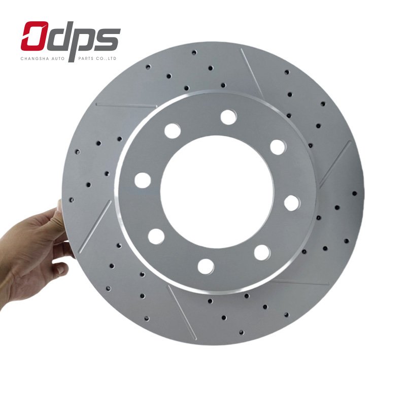 780736LR-11 Front Drilled Slotted Ventilated Brake Disc 300mm for Germany Car Shockproof Durable and No Dust for Mercedes-Benz