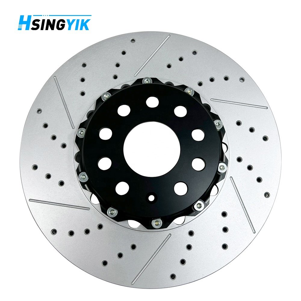 Sport Car 2 Piece Pair Front Floating Brake Discs Set for Vw Golf GTI Seat Audi Skoda 312X25MM 345X30MM