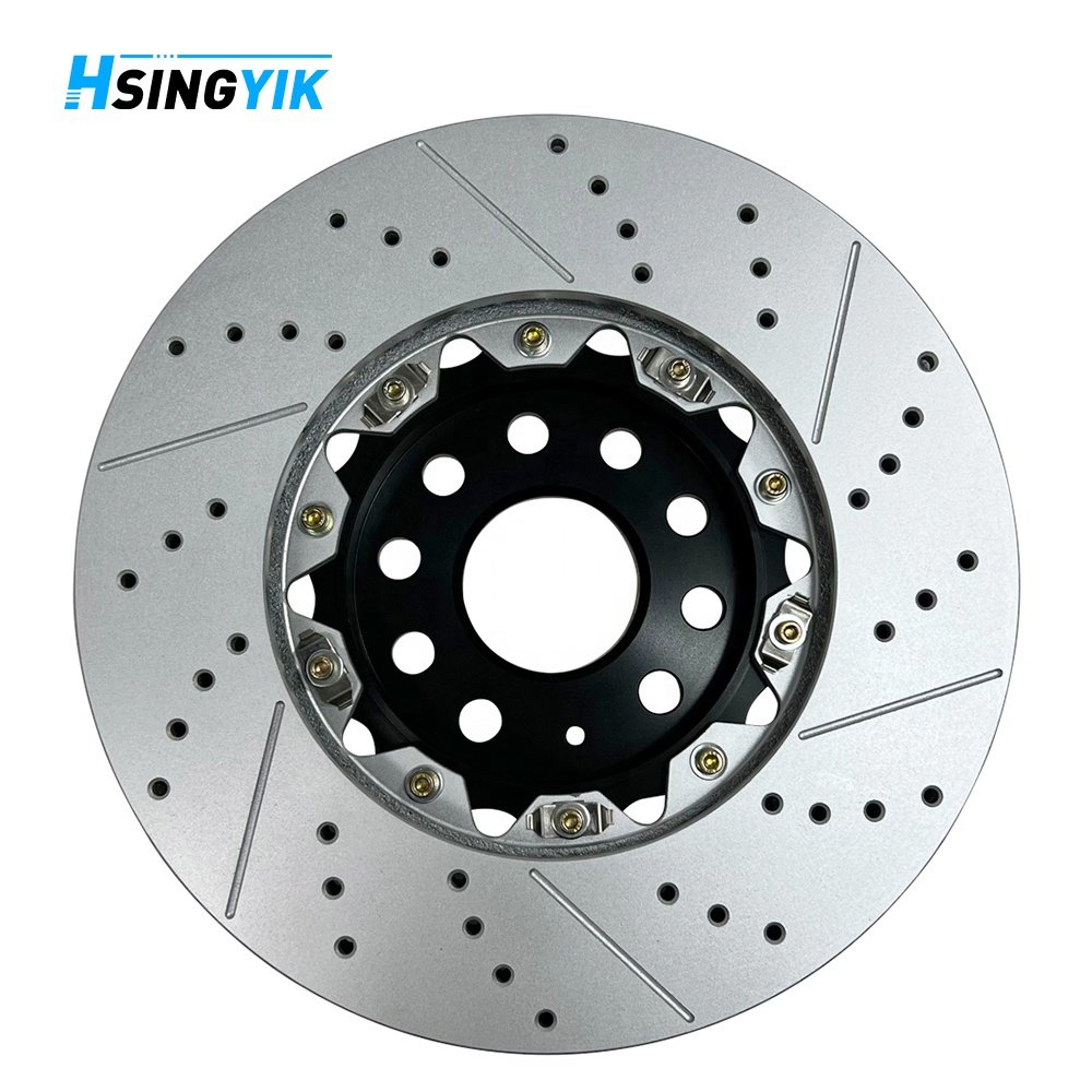 Sport Car 2 Piece Pair Front Floating Brake Discs Set for Vw Golf GTI Seat Audi Skoda 312X25MM 345X30MM