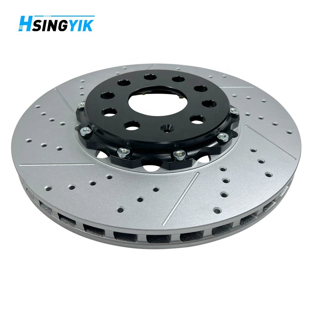 Sport Car 2 Piece Pair Front Floating Brake Discs Set for Vw Golf GTI Seat Audi Skoda 312X25MM 345X30MM