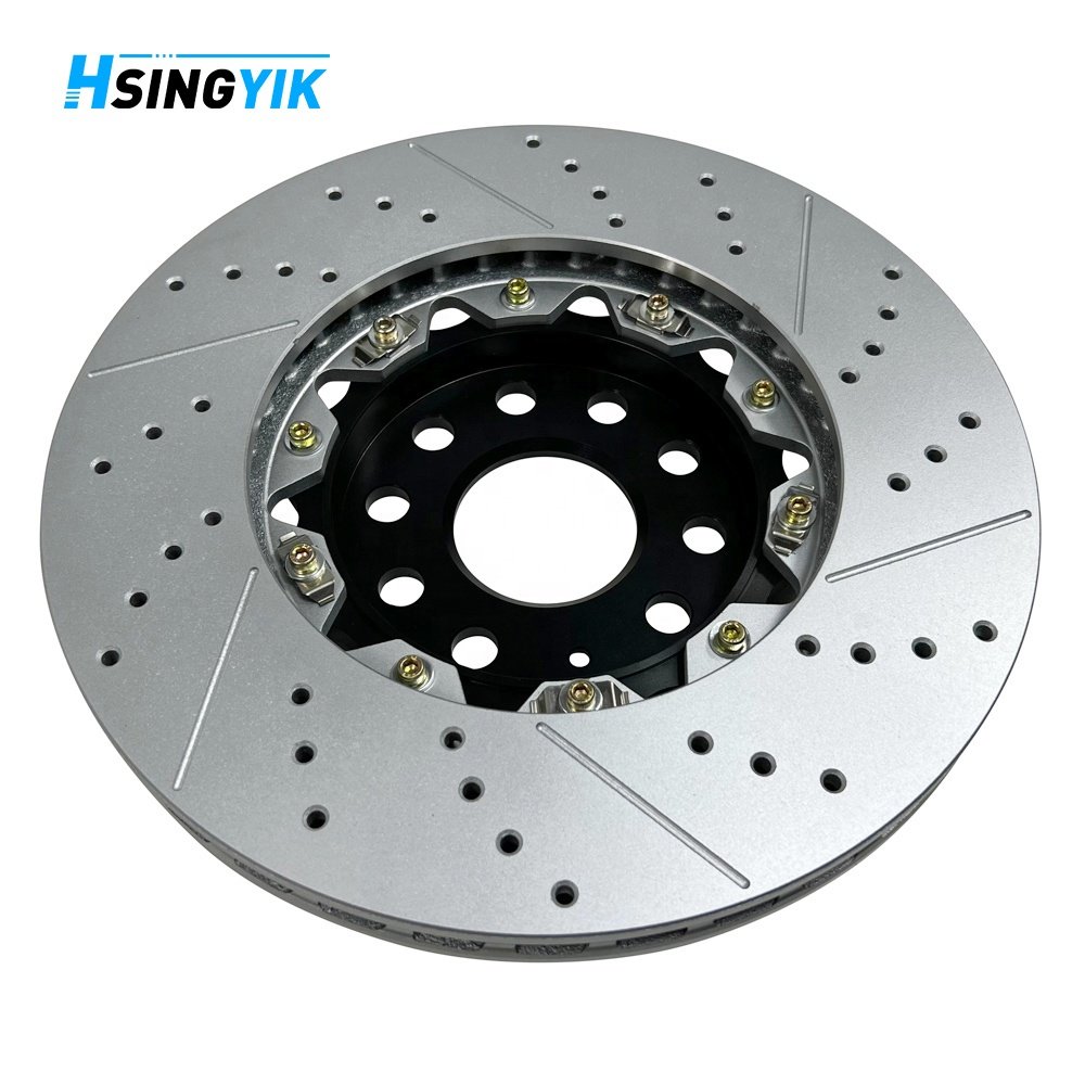 Sport Car 2 Piece Pair Front Floating Brake Discs Set for Vw Golf GTI Seat Audi Skoda 312X25MM 345X30MM