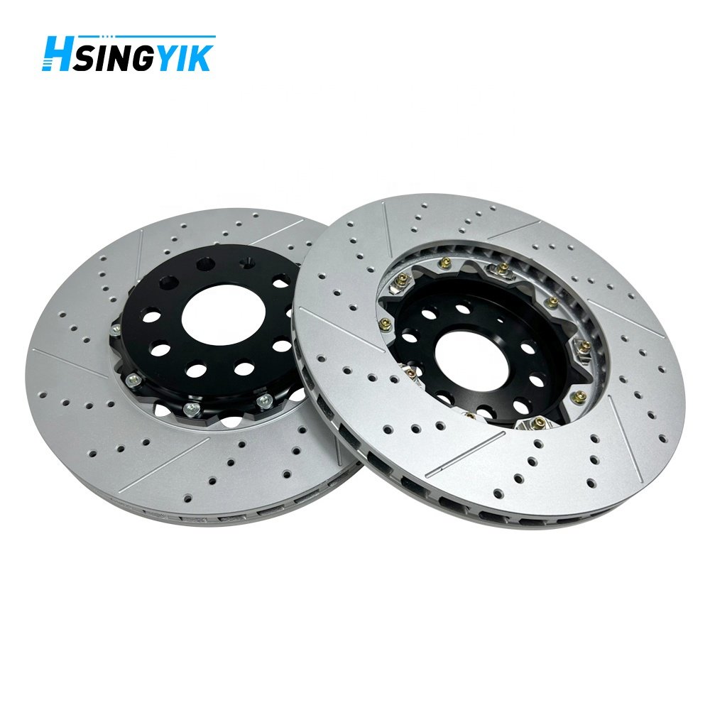 Sport Car 2 Piece Pair Front Floating Brake Discs Set for Vw Golf GTI Seat Audi Skoda 312X25MM 345X30MM