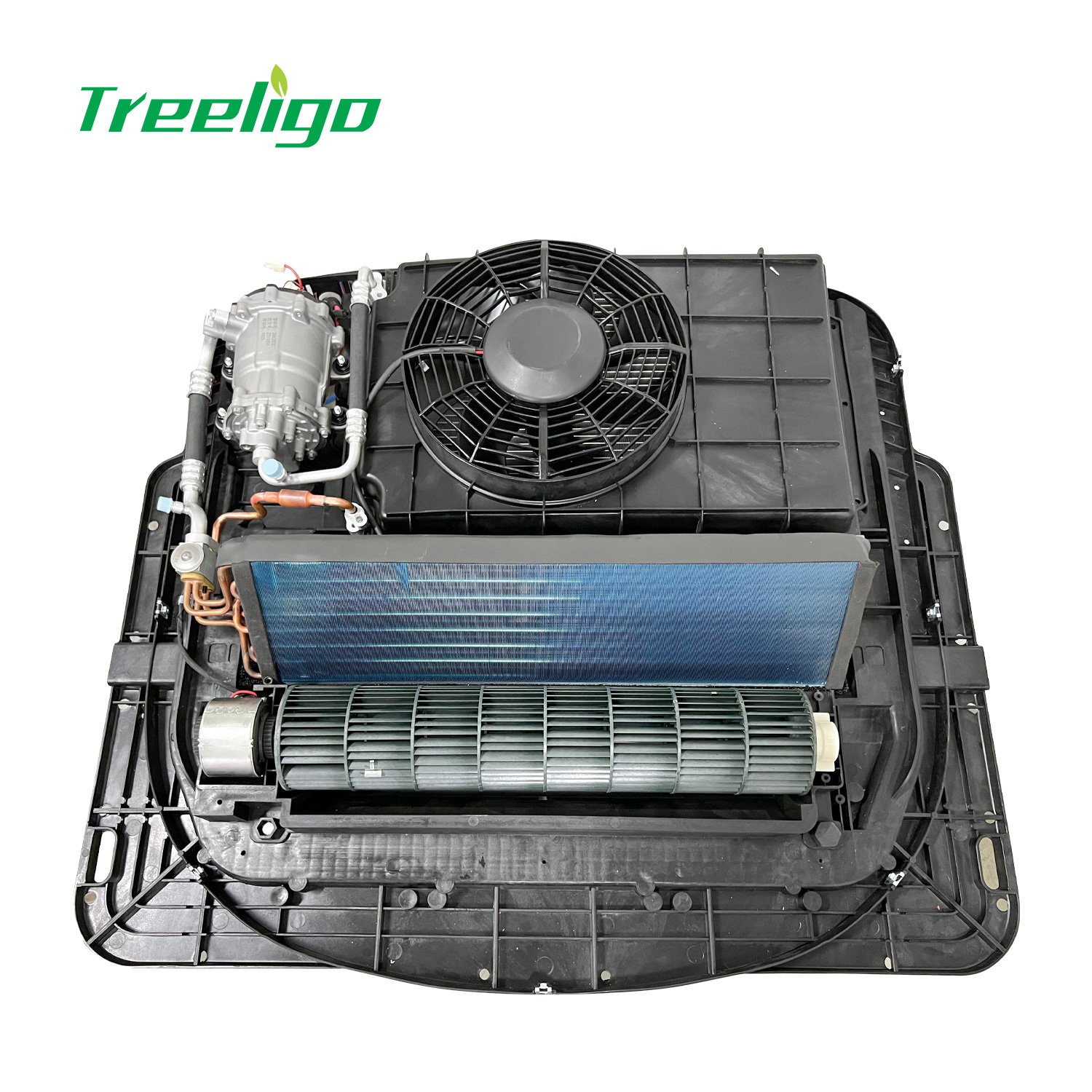 New Design Parking Cooler 24V Bus Truck Van 12 Volt 12v Roof Top Motorhome Boat air Conditioner for RV