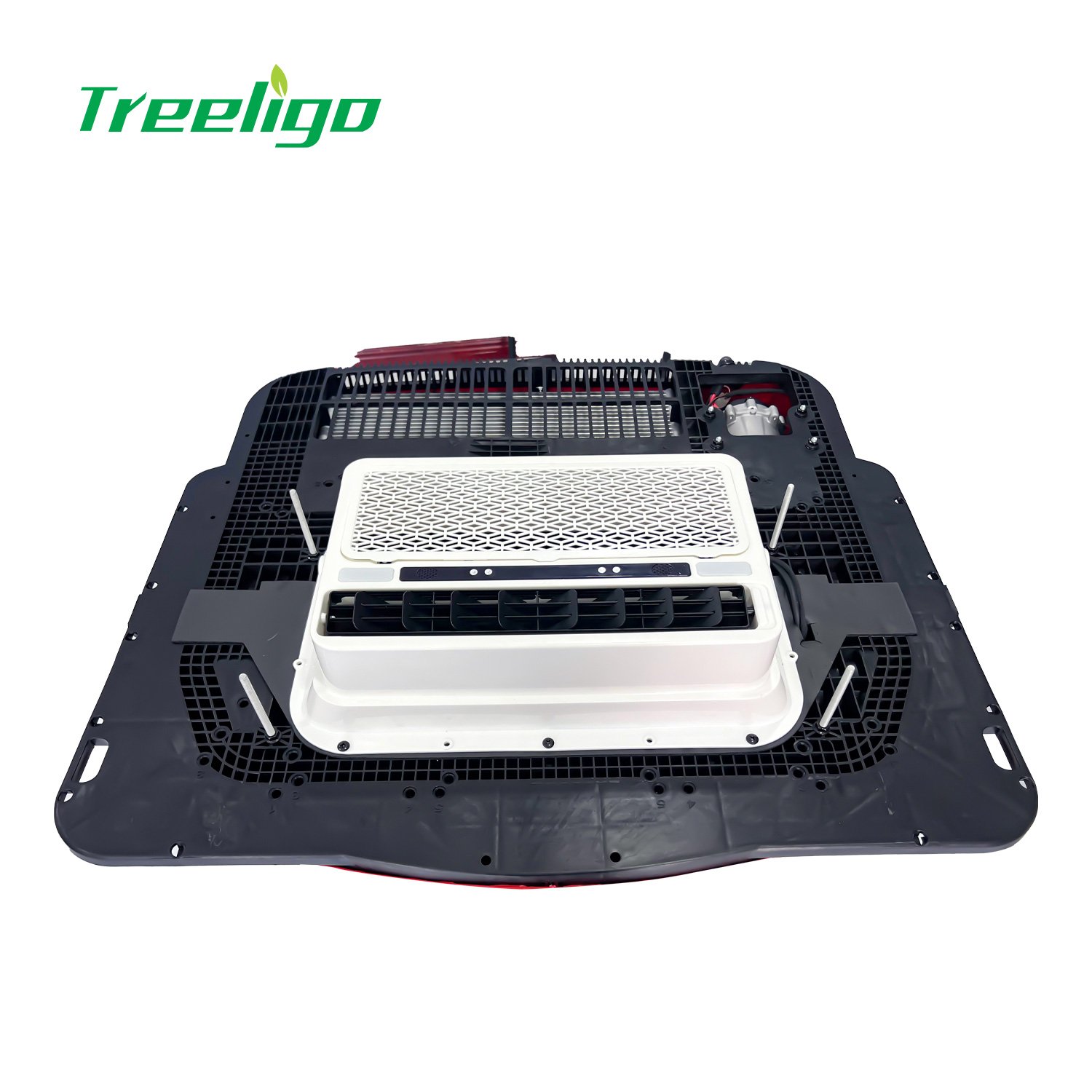 New Design Parking Cooler 24V Bus Truck Van 12 Volt 12v Roof Top Motorhome Boat air Conditioner for RV