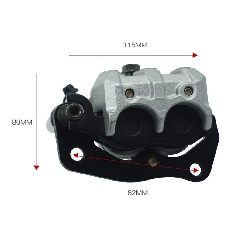 Front Brake Caliper Left and Right Set With Brake Pads for YAMAHA UTV RHINO 700 YXR 700 2008-2011 5B4-2580T-01-00