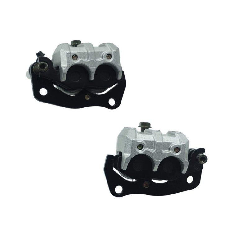 Front Brake Caliper Left and Right Set With Brake Pads for YAMAHA UTV RHINO 700 YXR 700 2008-2011 5B4-2580T-01-00