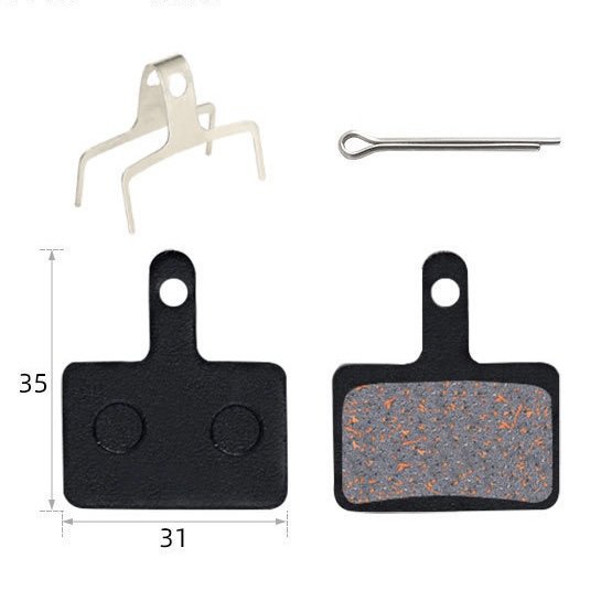 Semi-Metallic Mountain Bike Disc Brake Pads General Purpose Ketone Based Bicycle Brake Block for Oil Disc Brake System