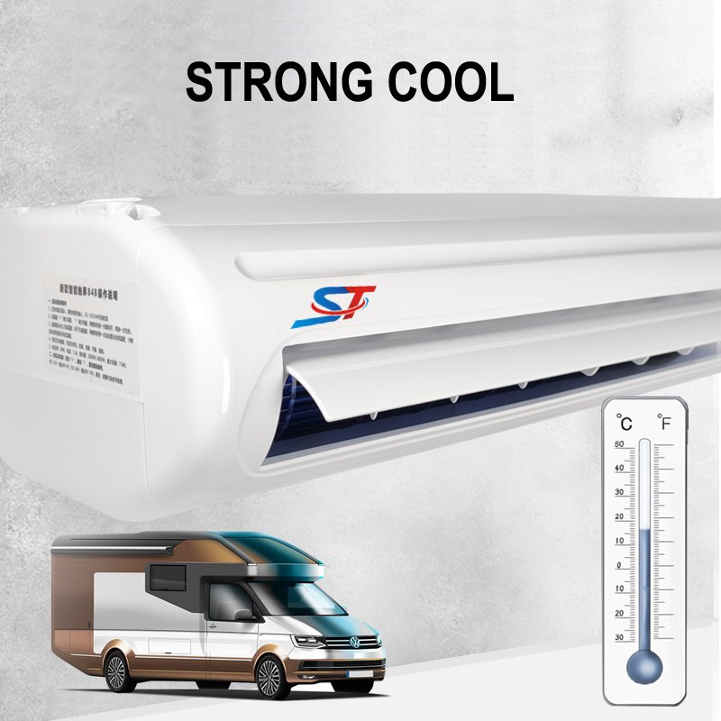 Hot Sell Plastic Fast Refrigeration Auto A/c Evaporator Electric Compressor Electric Parking air Conditioner