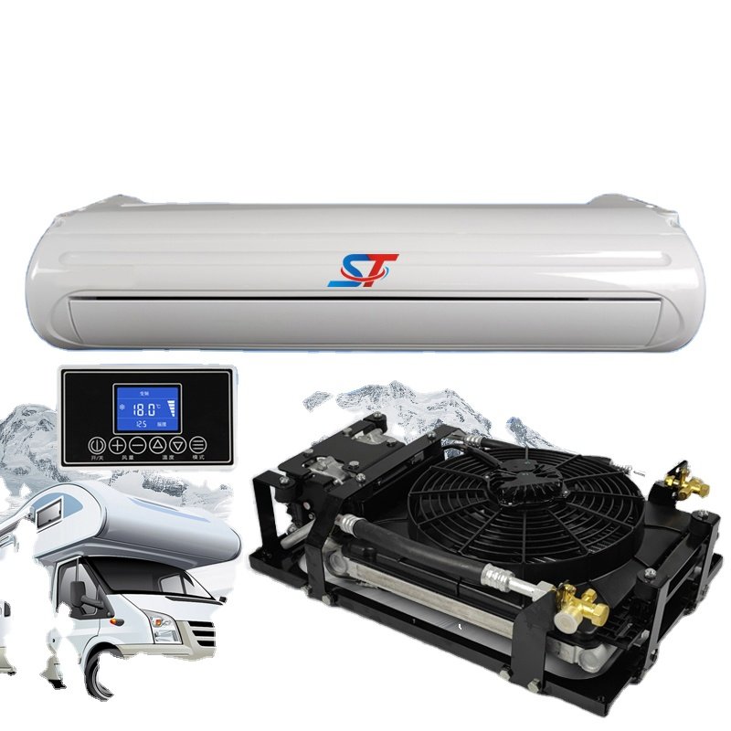 Hot Sell Plastic Fast Refrigeration Auto A/c Evaporator Electric Compressor Electric Parking air Conditioner