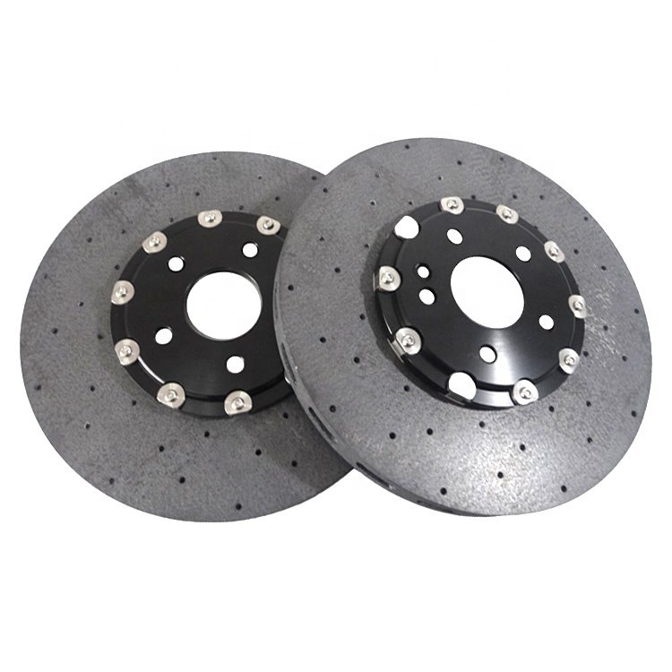 China Wholesaler Carbon Ceramic 380MM Brake Discs for Porsche Cayenne Turbo 958 Frein