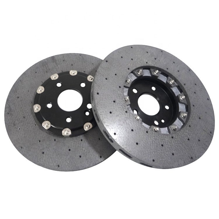 China Wholesaler Carbon Ceramic 380MM Brake Discs for Porsche Cayenne Turbo 958 Frein