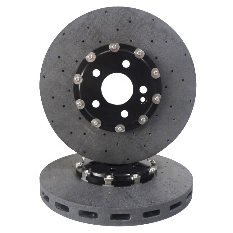 China Wholesaler Carbon Ceramic 380MM Brake Discs for Porsche Cayenne Turbo 958 Frein