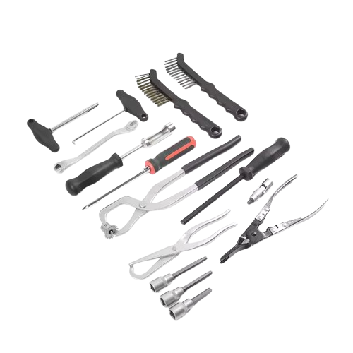 15pc Universal Brake Drum Disc Brake Tool Set 4 Clean Remove Install Spring