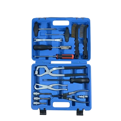 15pc Universal Brake Drum Disc Brake Tool Set 4 Clean Remove Install Spring