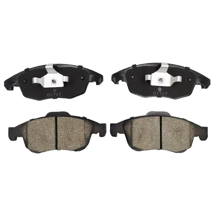 DSS Auto Car Disc Brake Parts Factory No Noise Front Carbon Ceramic Brake Pads D1717 for PEUGEOT CITROEN Car