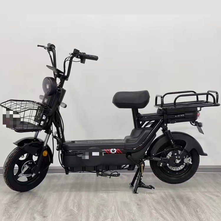 Takeaway E-bike Front Fork/rear Wheel Shock Absorption Bike 500w 48v 14 Inch Tubeless Tire Delivery Best Electric Bicycle