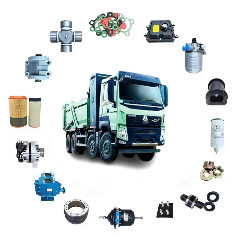 Factory Direct Sale New Howo Sinotruck Dump Tipper 160hp 420 400 371 Truck Spare Parts V7X V5X TH7 TX7 Truck Accessories