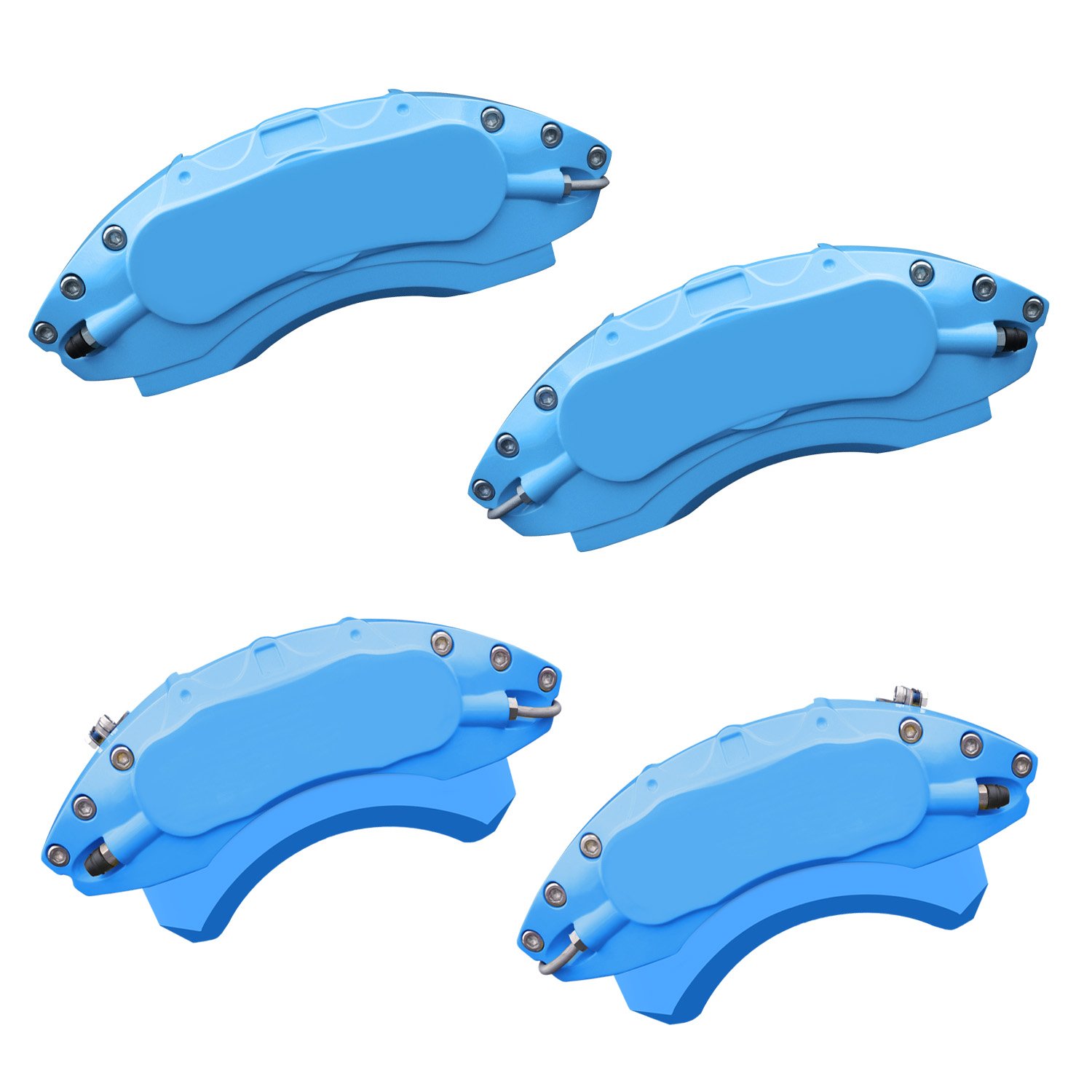 Brake Kit Metal Cylinder Auto Brake Disc Caliper Cover Aluminum Fit for Mercedes