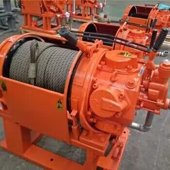 0.5-10T Air Winch Gas Winch Air Cylinder Brake Type Air Powered Winch