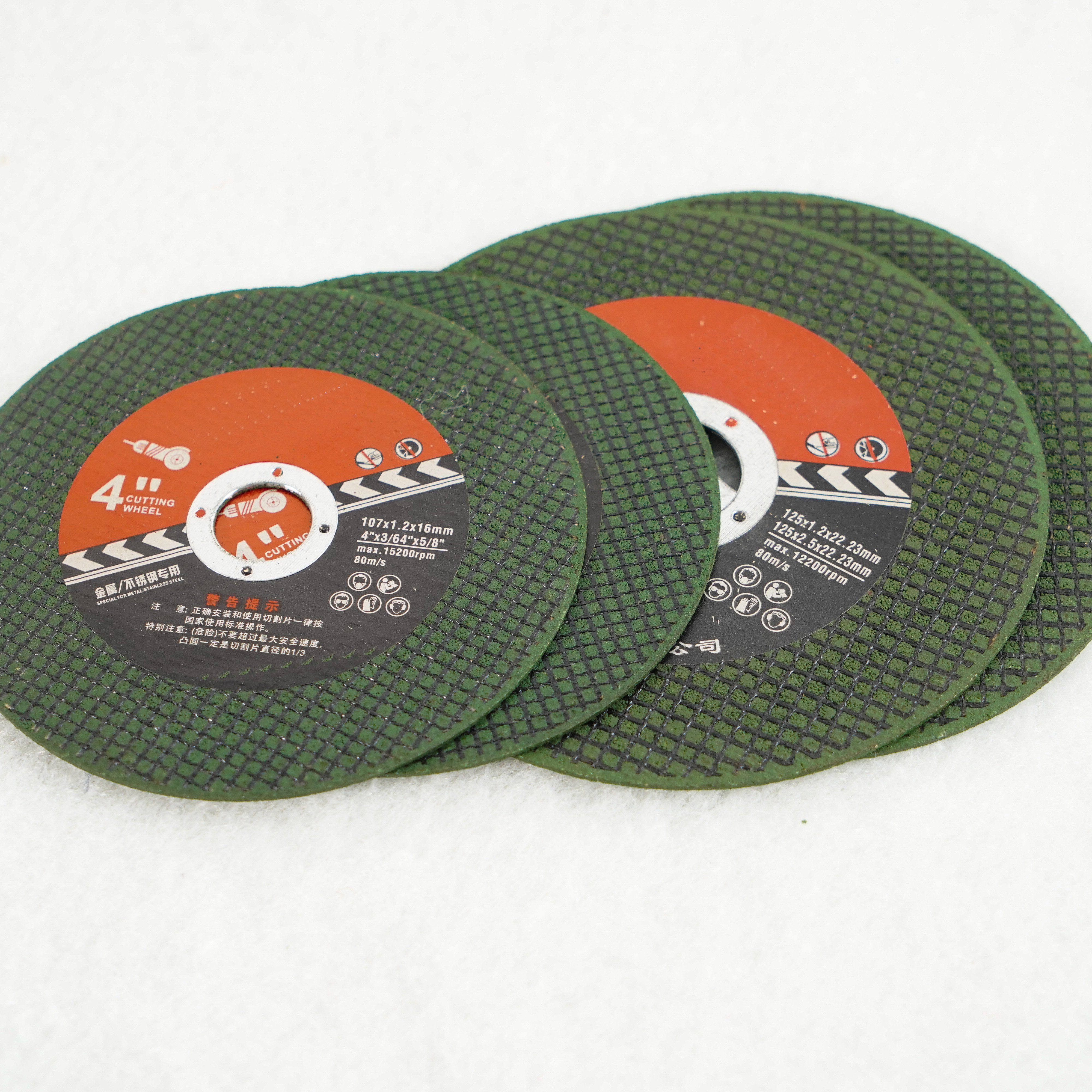 Factory Direct Sales Green Cut Off Wheel Cutting Disc For Stainless Steel Cutting Wheel In Angle Grinder