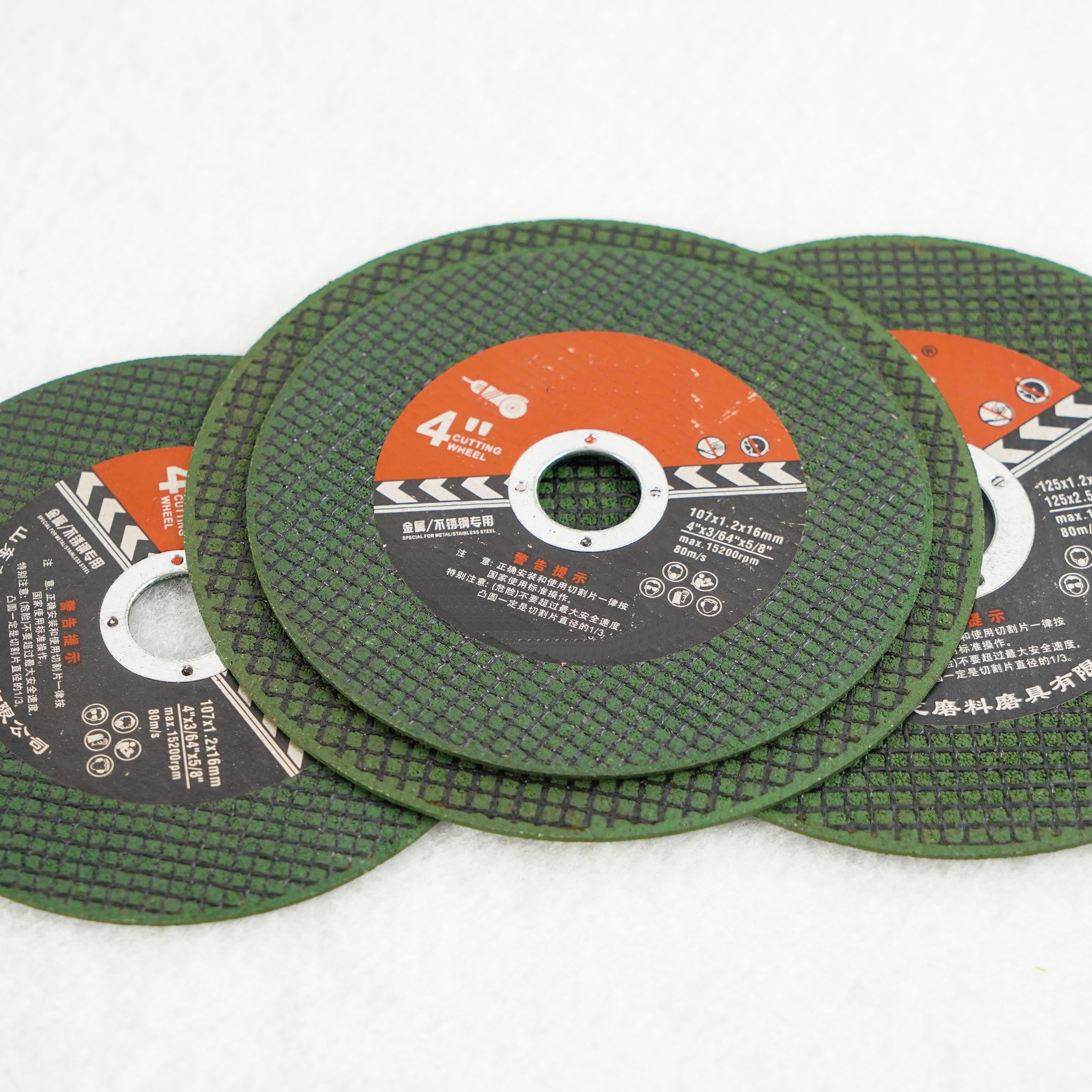 Factory Direct Sales Green Cut Off Wheel Cutting Disc For Stainless Steel Cutting Wheel In Angle Grinder