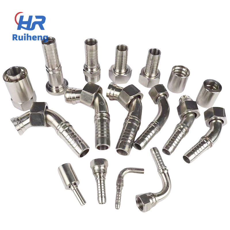 Npt/ Jic/ Sae/ Bsp/ Metric Hydraulic Hose Adapter High Pressure Rubber Hose Assembly Hydraulic Hose And Fitting