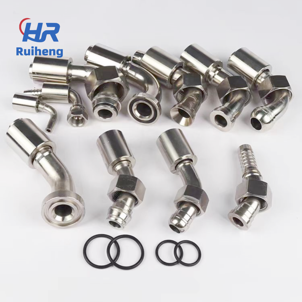 Npt/ Jic/ Sae/ Bsp/ Metric Hydraulic Hose Adapter High Pressure Rubber Hose Assembly Hydraulic Hose And Fitting