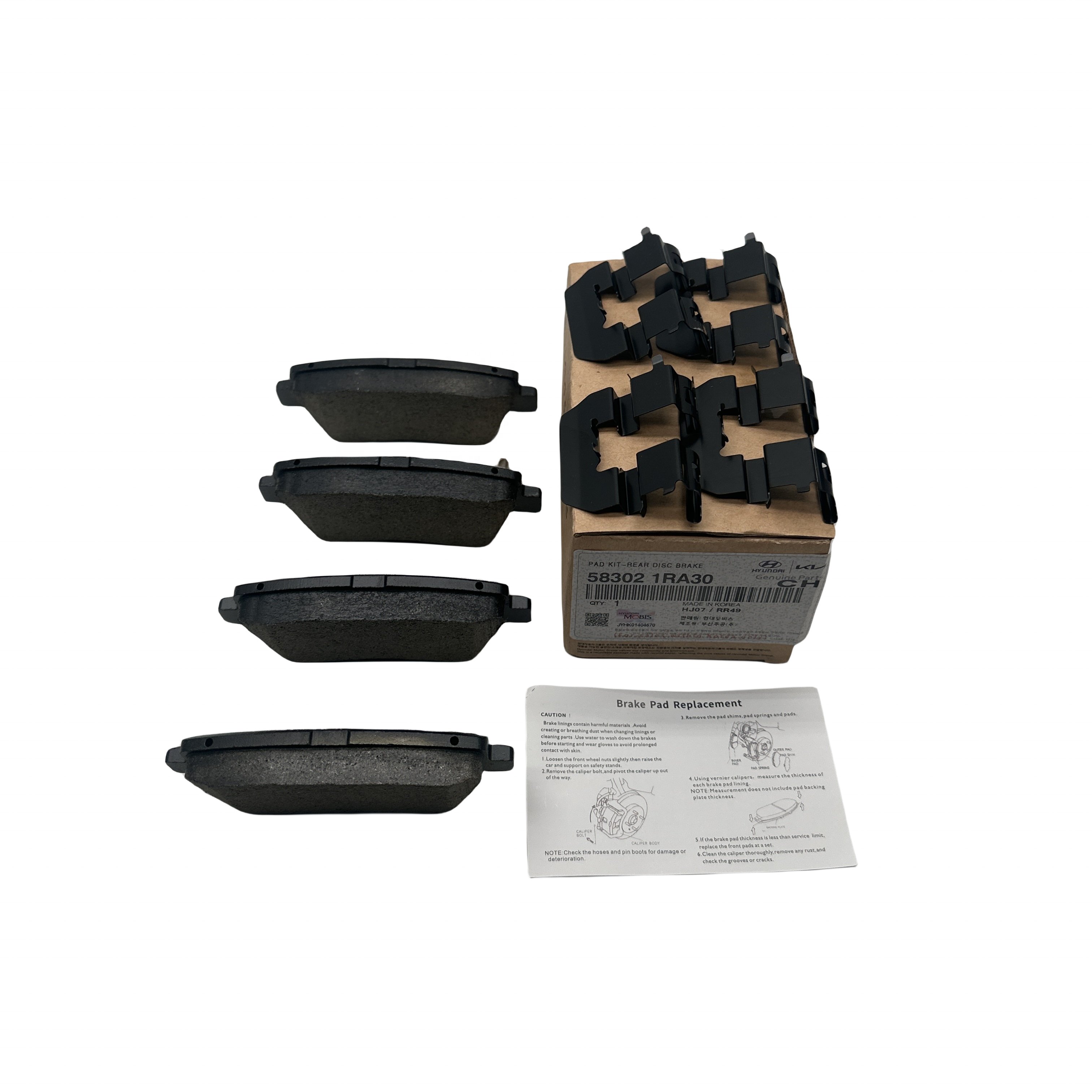 58101-1RA30 Is Suitable for Korean Hyundai Kia High-quality Brake Pads 581011RA30