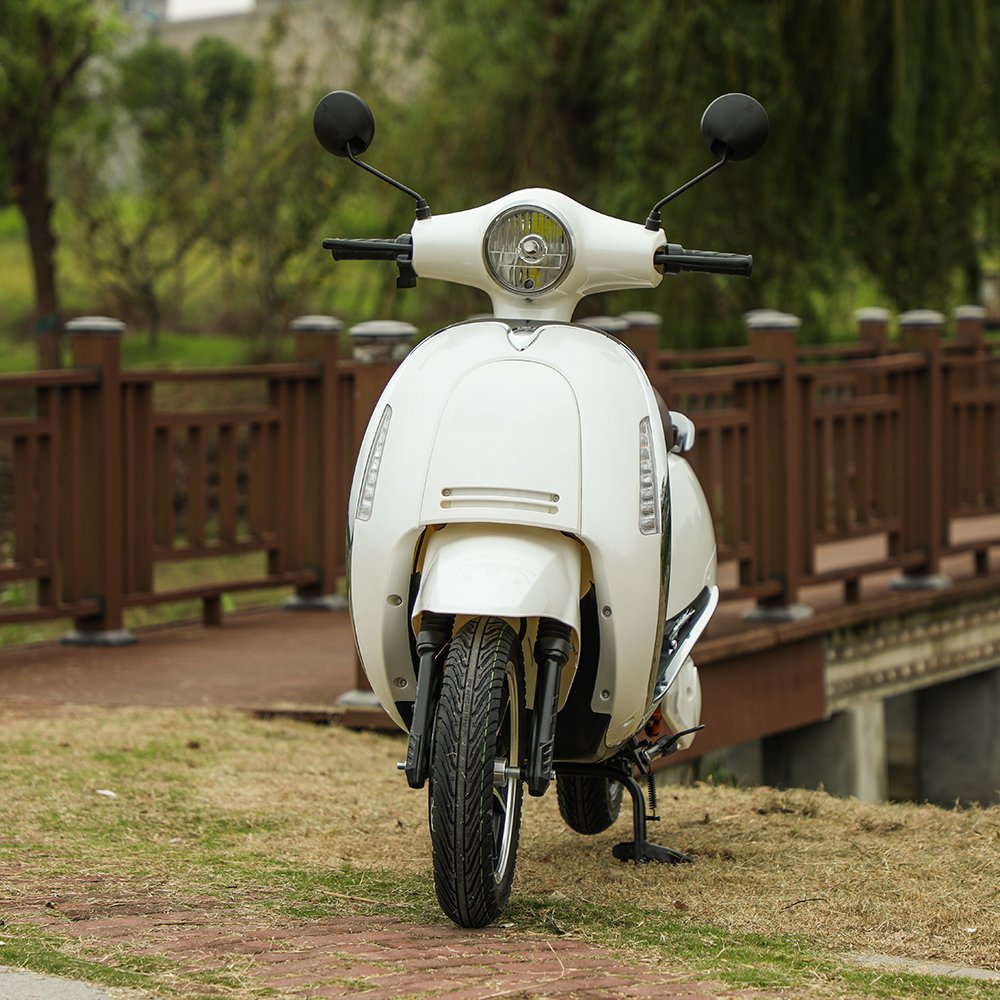 2021 New 350W Electric Moped Motorcycle Best Electric Scooter for Adults 48V 6-8H Pedal Moped