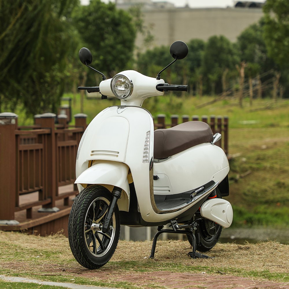 2021 New 350W Electric Moped Motorcycle Best Electric Scooter for Adults 48V 6-8H Pedal Moped